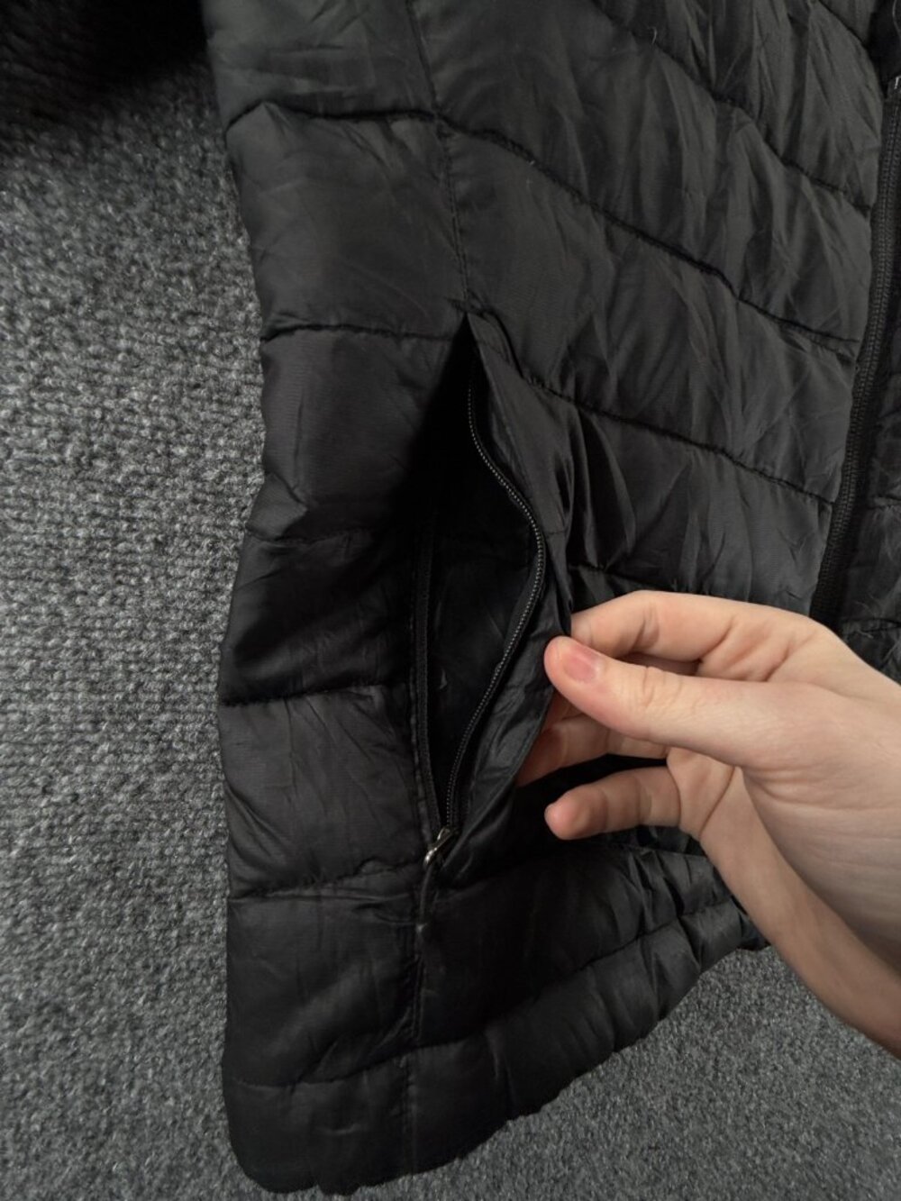 Marmot 800 Down Fill Puffer Jacket Insulated Women Black Full Zip Small Logo - Picture 10 of 16